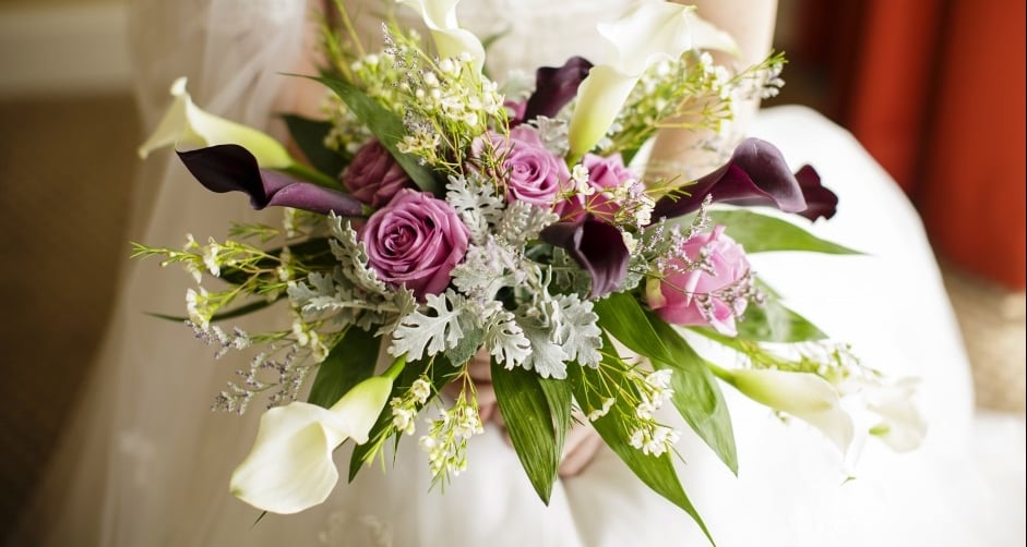 A stunning wedding bouquet 