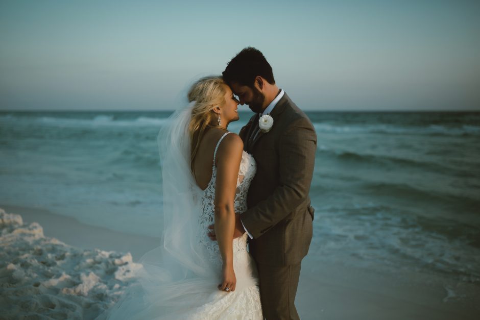 Caryn and Blake on the beach