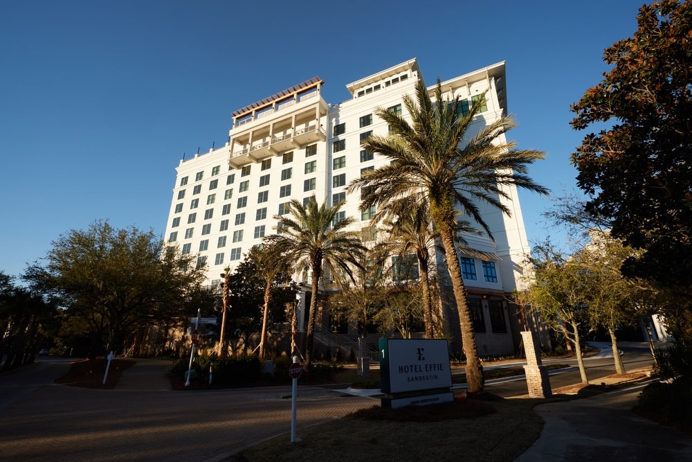 exterior of hotel