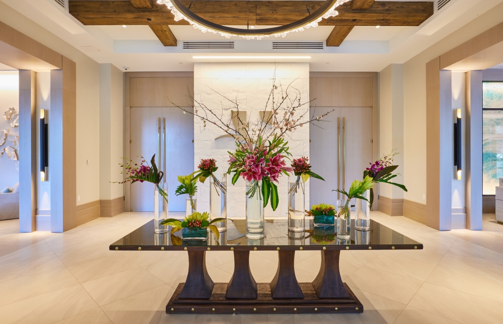 lobby flowers