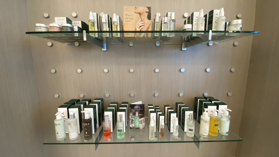 products on shelves