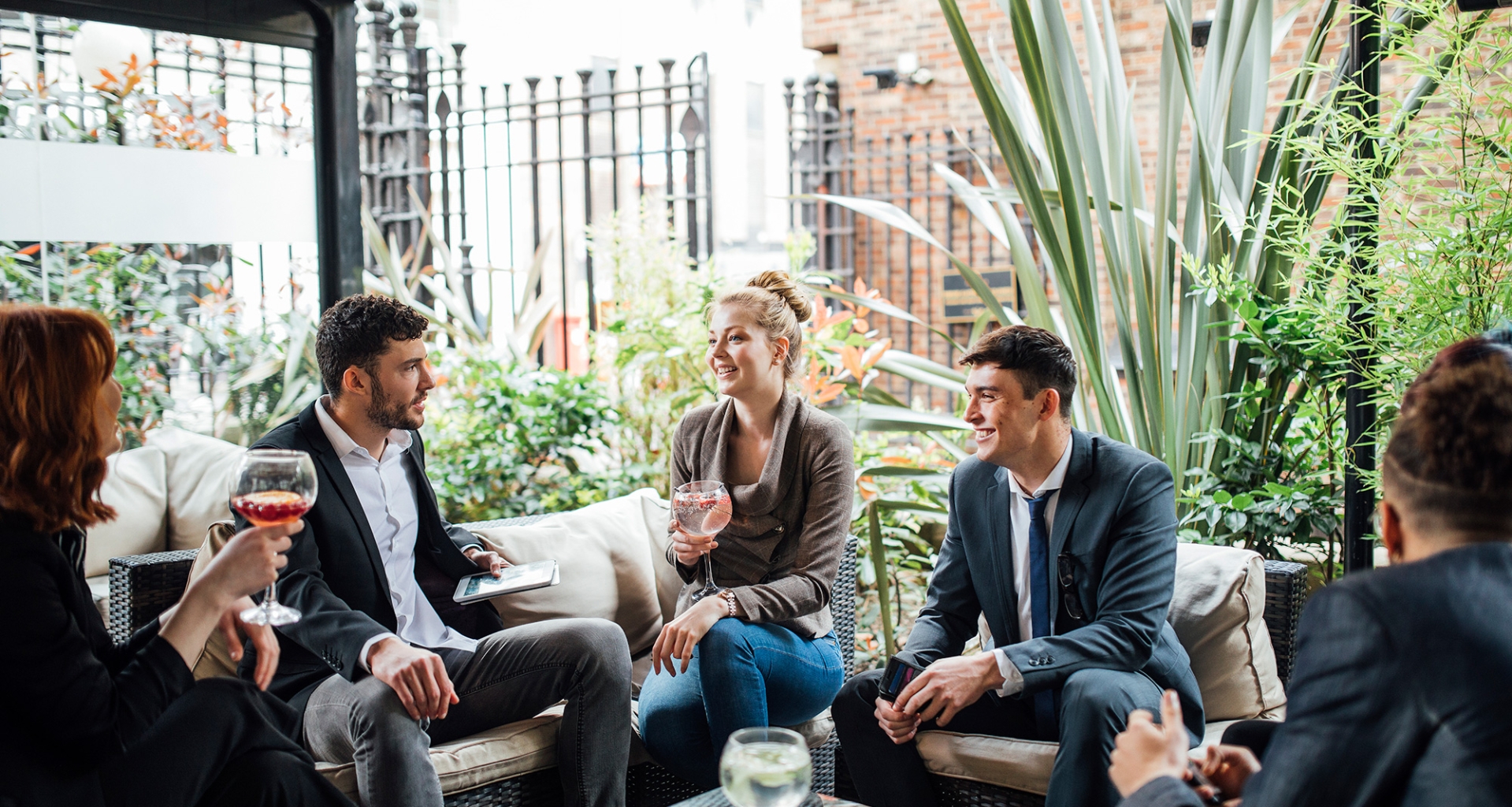 A group of young professionals having a meeting