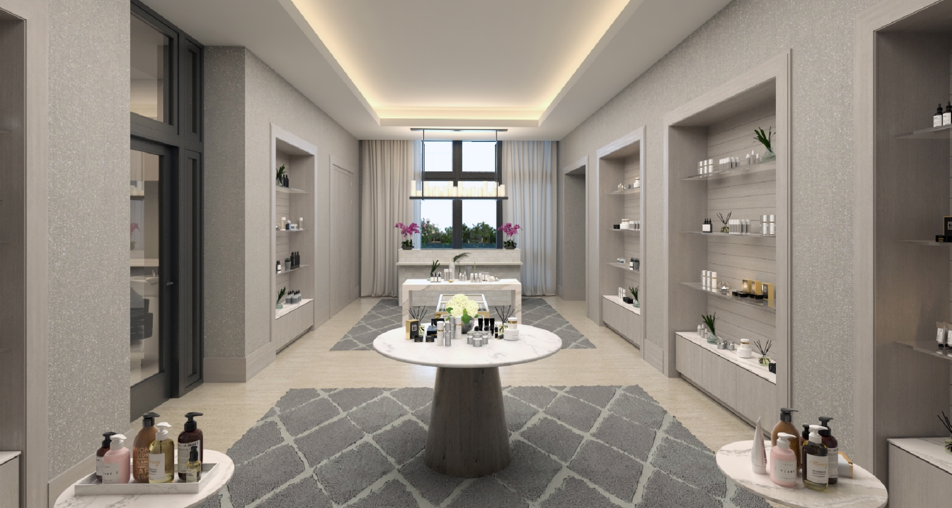 Entrance to Spa Lilliana at hotel effie