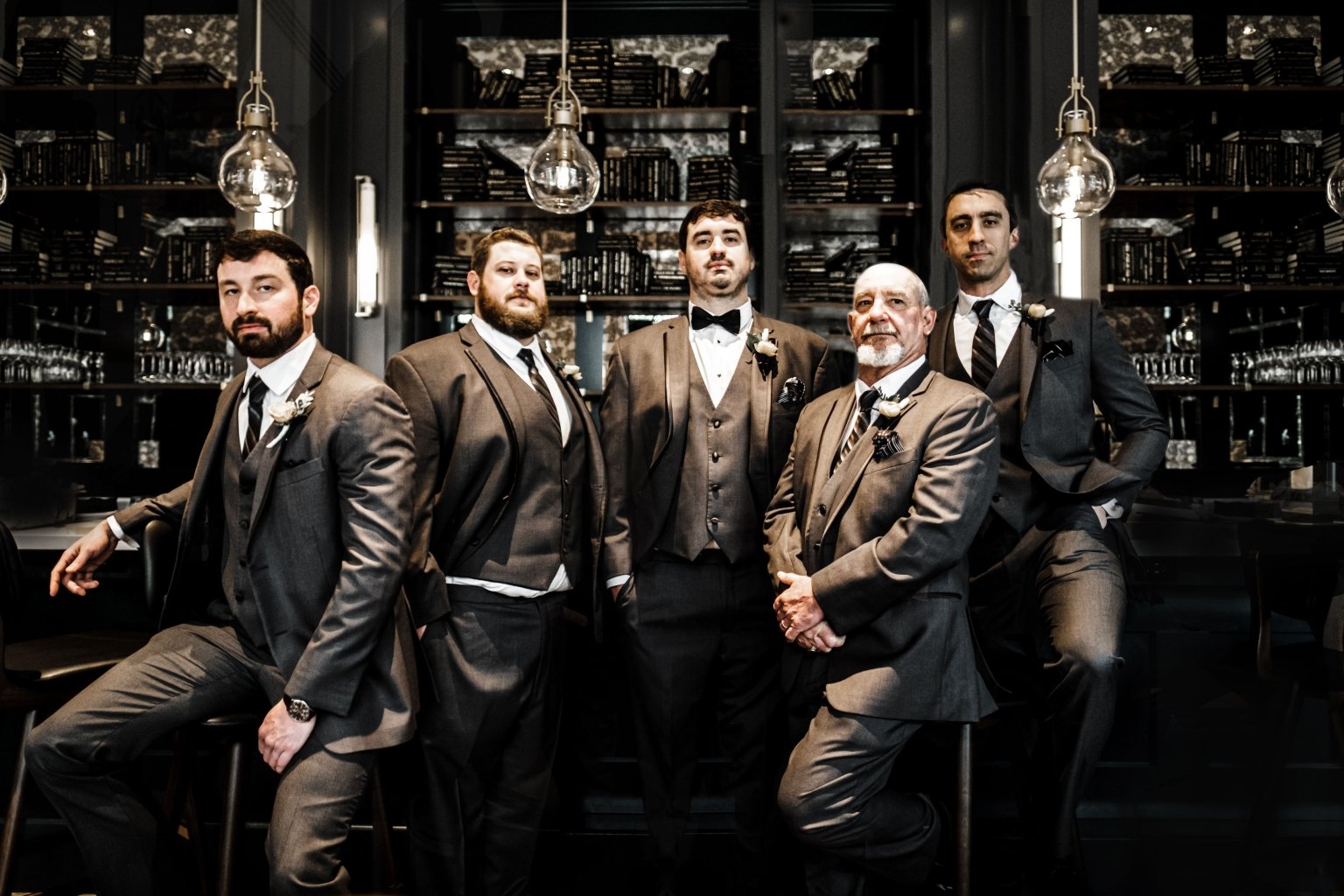 grooms and groomsmen