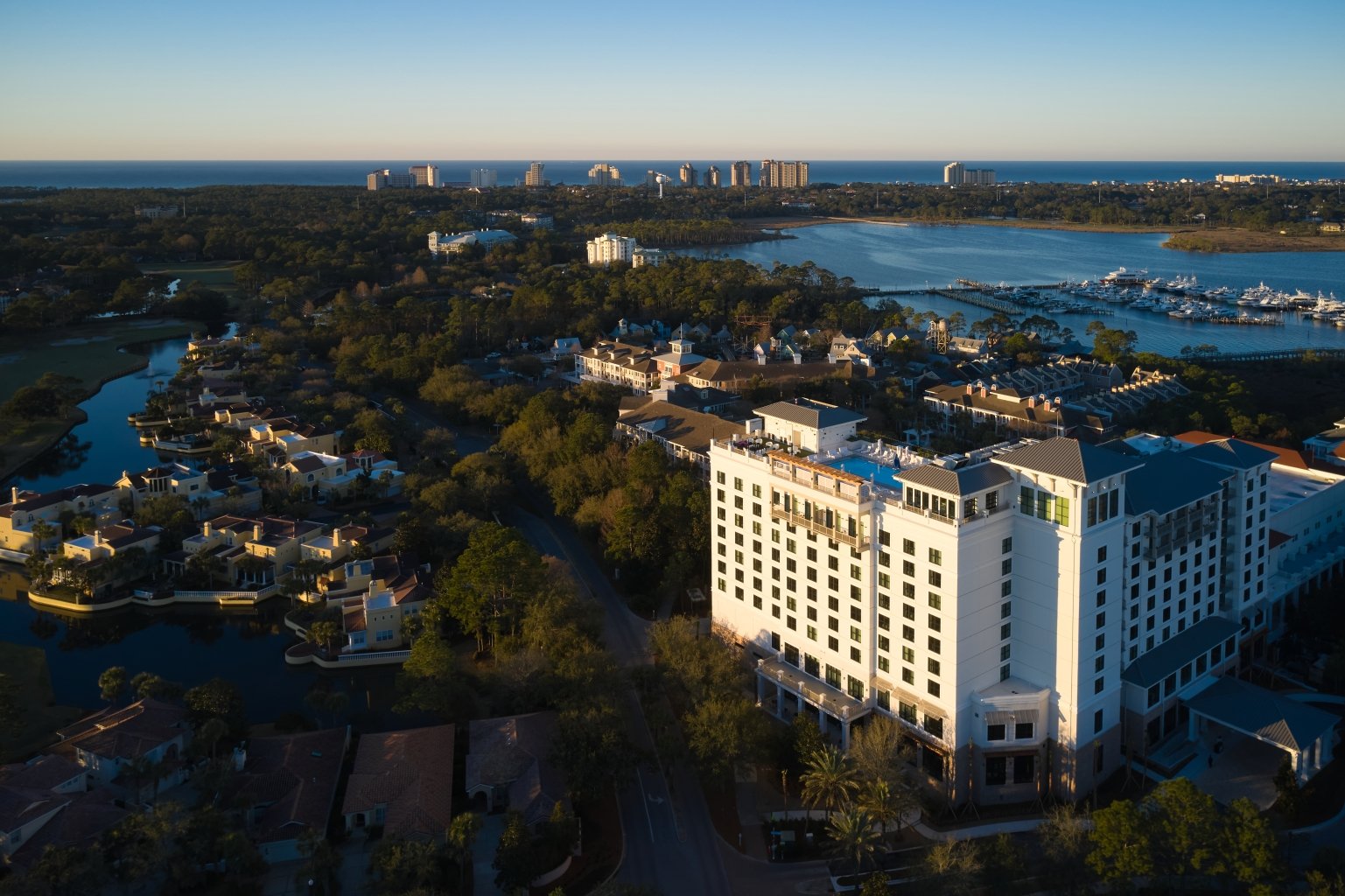 An aerial view of Hotel Effie Resort & Spa