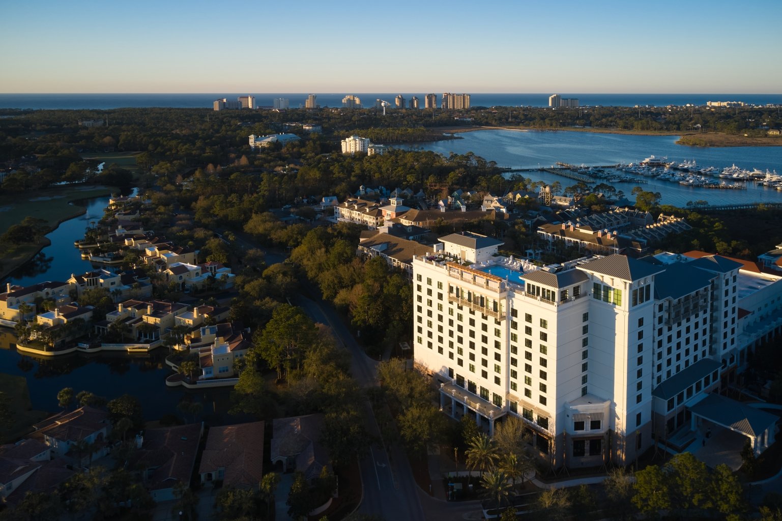 An aerial view of Hotel Effie Resort & Spa