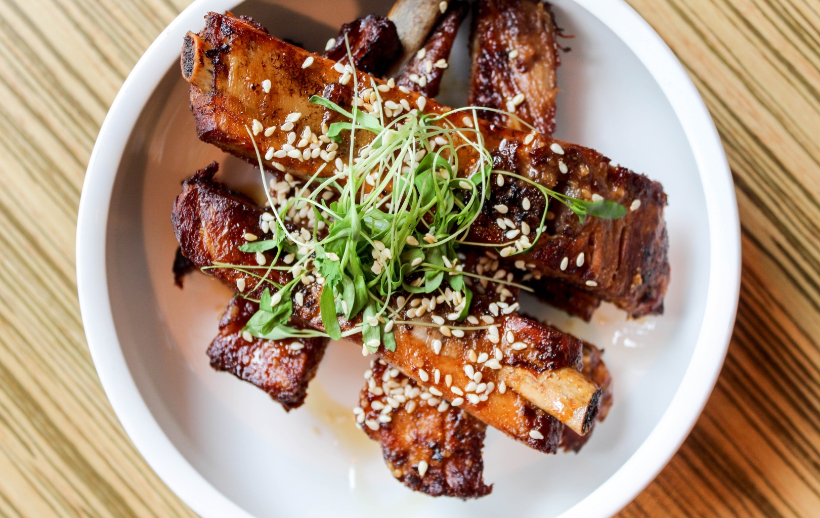Crispy pork ribs