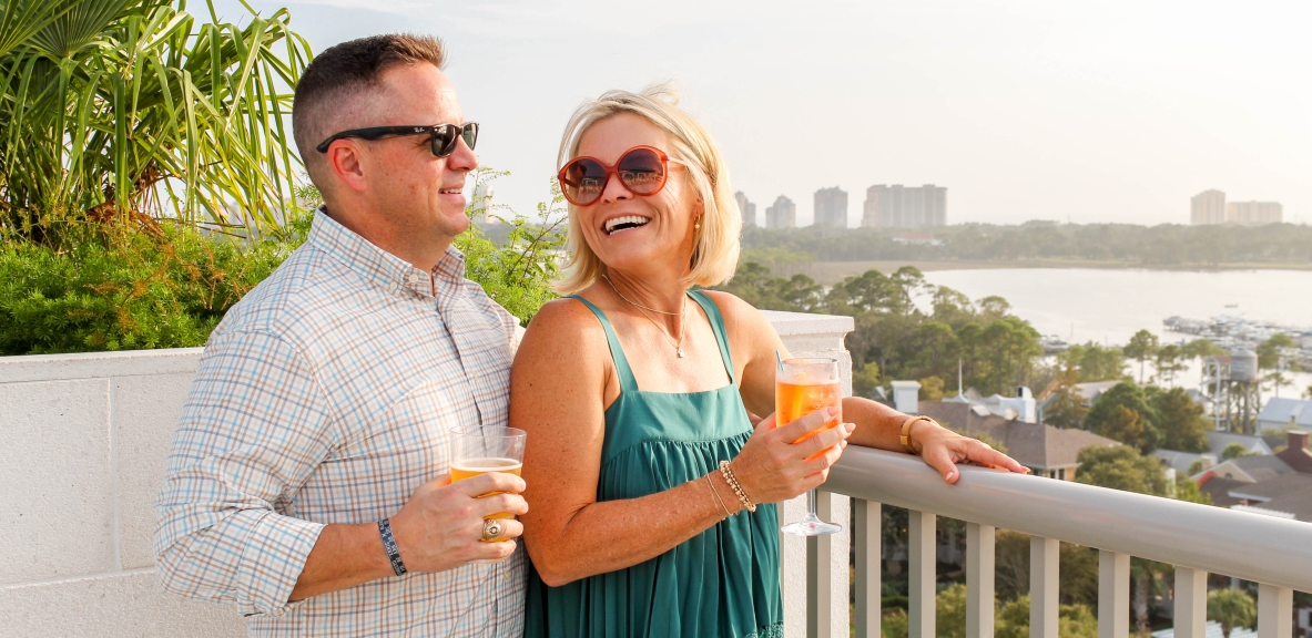 Couple at Ara Railing